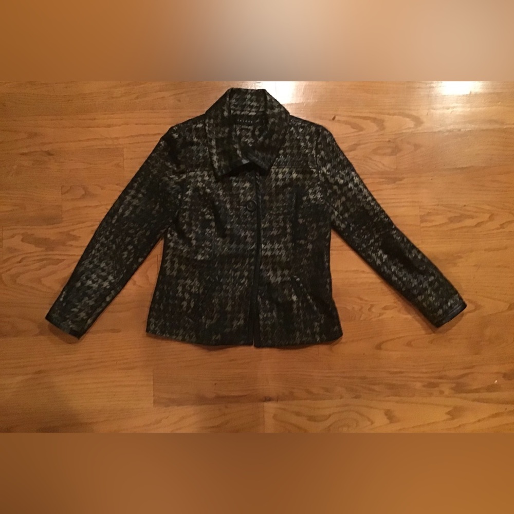 Jacket, black & gold, Tribal